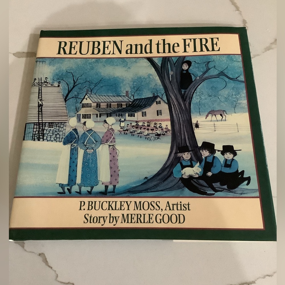 Book Reuben and the Fire Signed Copy P. Buckley Moss